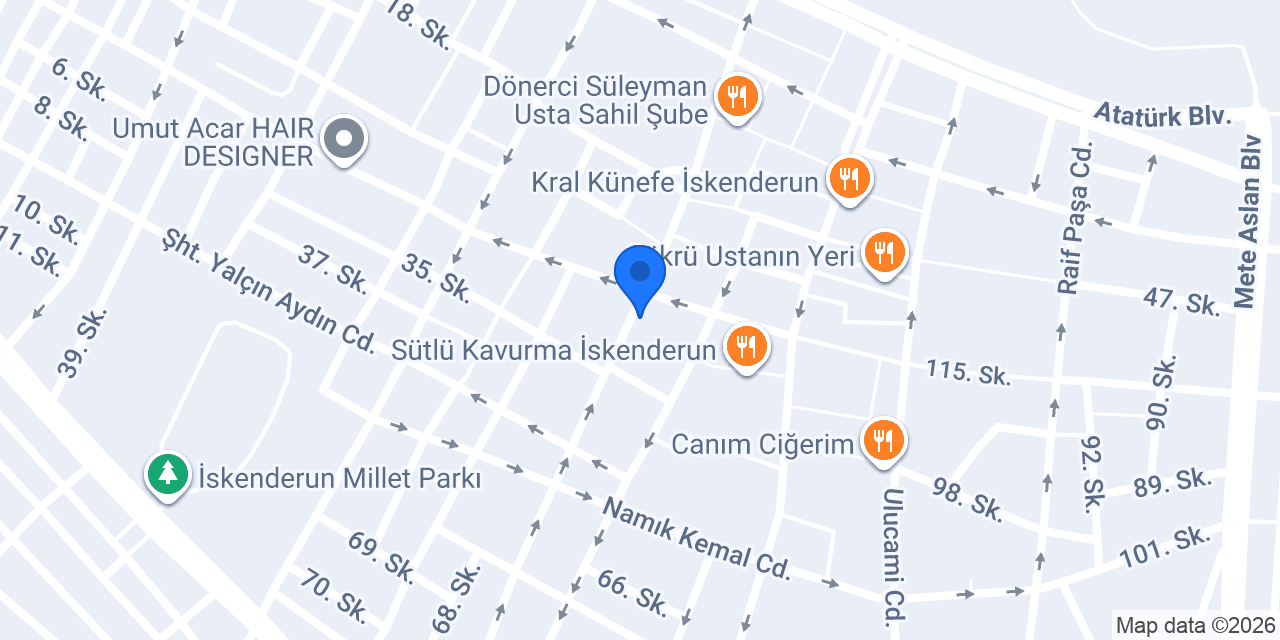 Mavi Köşe Döner konumu
