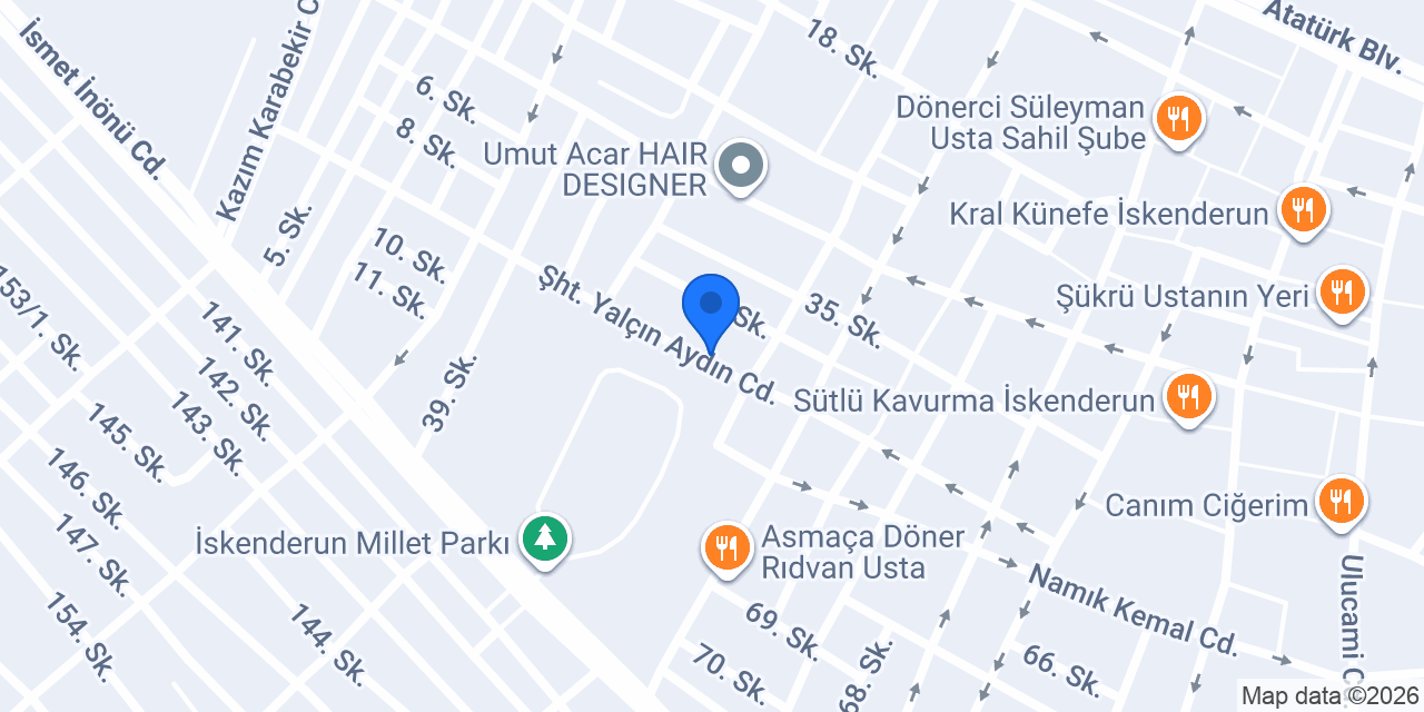 Alkan&Ortaş Hukuk Bürosu konumu