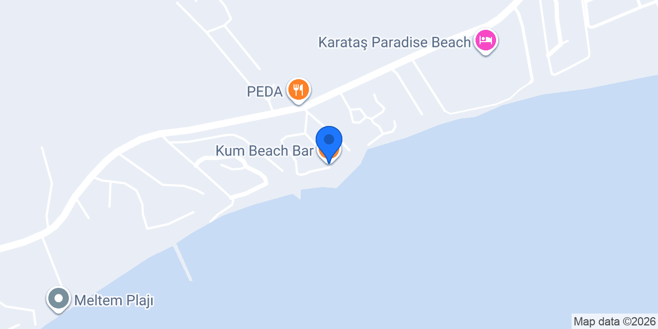 Kum Beach Bar konumu