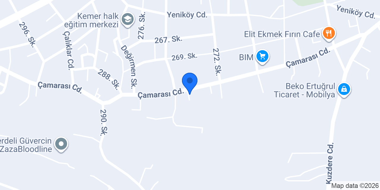 Kemer İlaçlama(Pest Control) konumu
