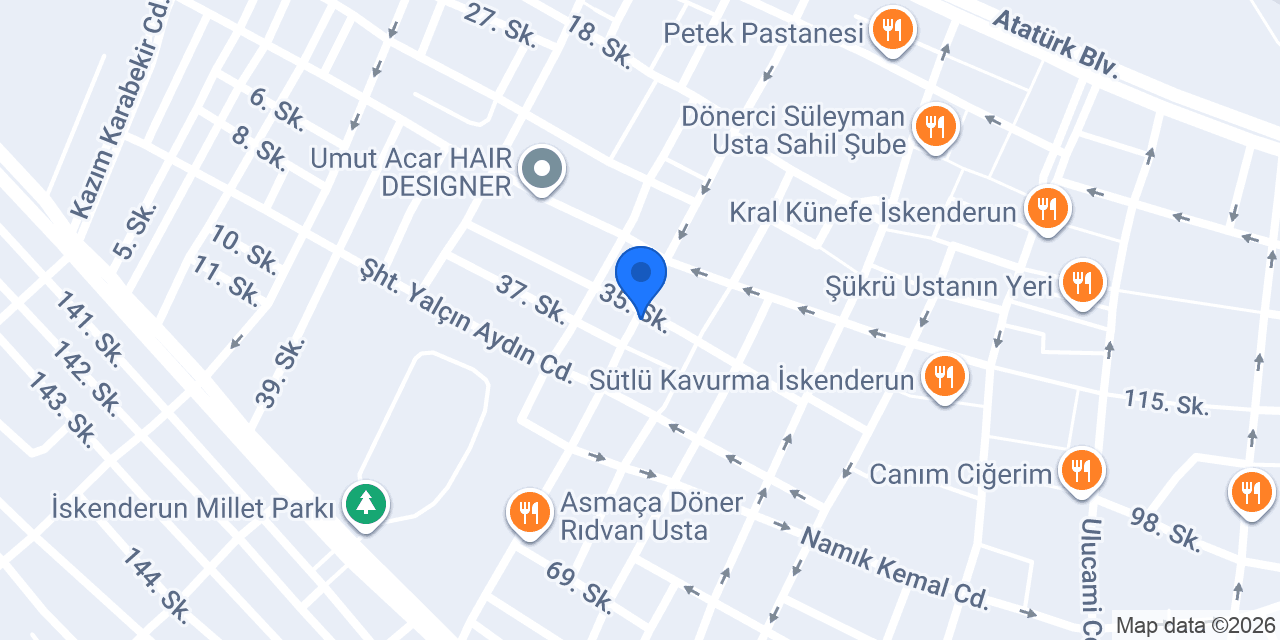 ÖzKar Cam - İskenderun Camcı konumu