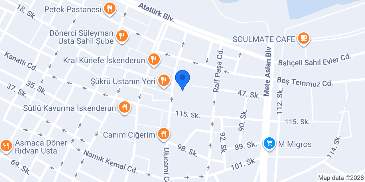 Kavurmacı Maykıl konumu