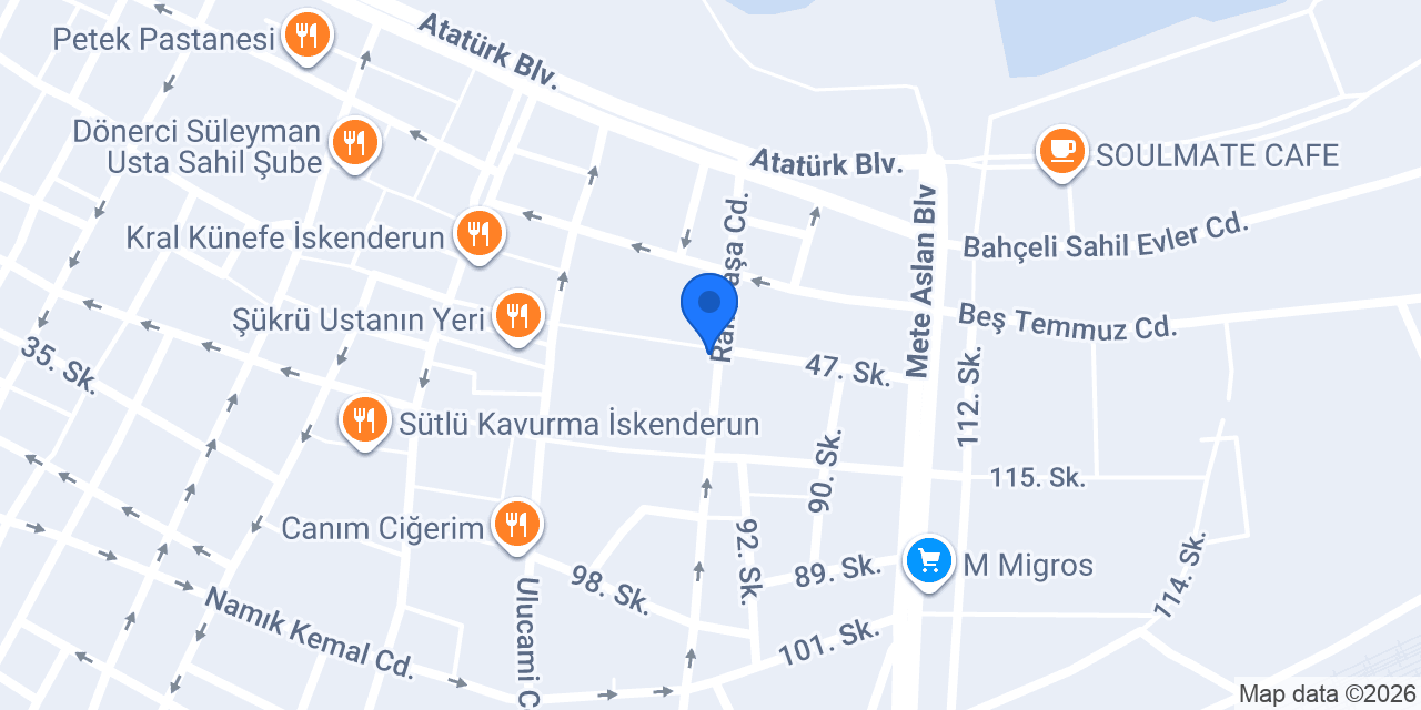 Sigorta Cini İskenderun konumu