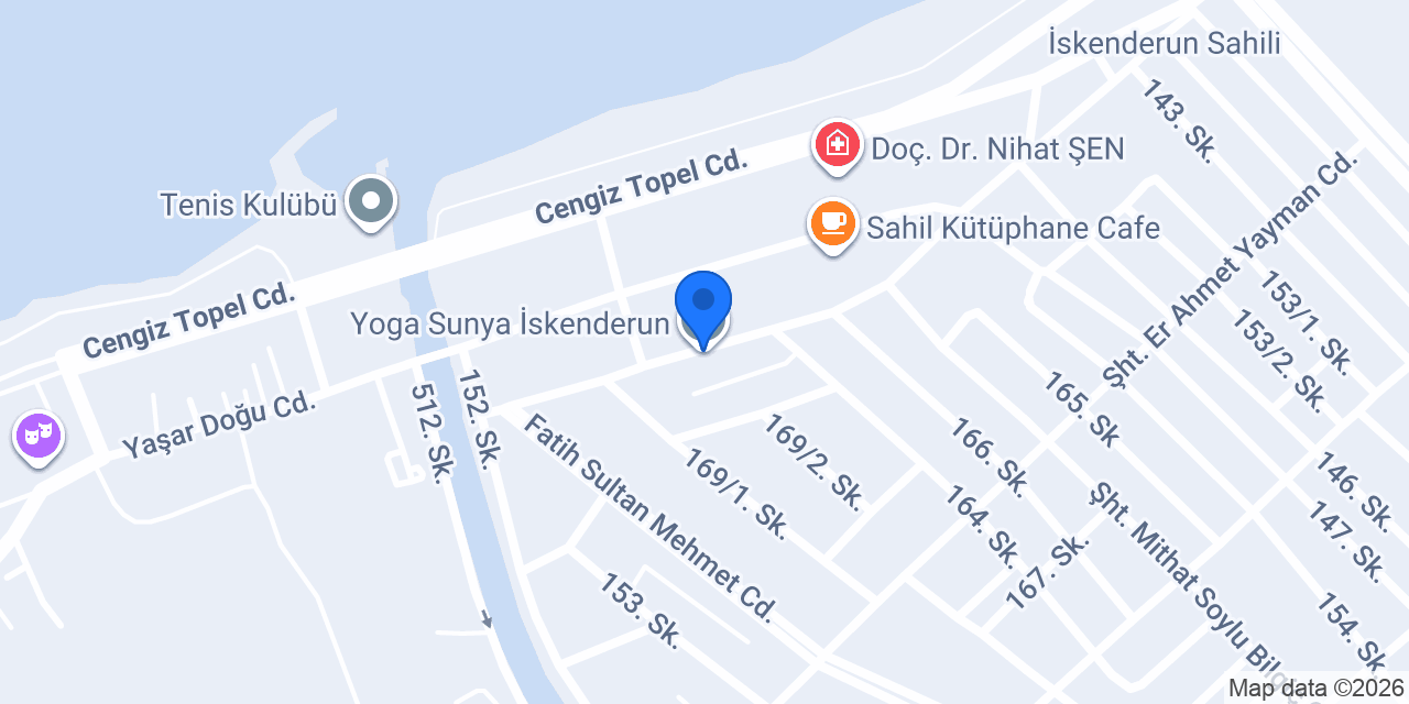 Yoga Sunya İskenderun konumu