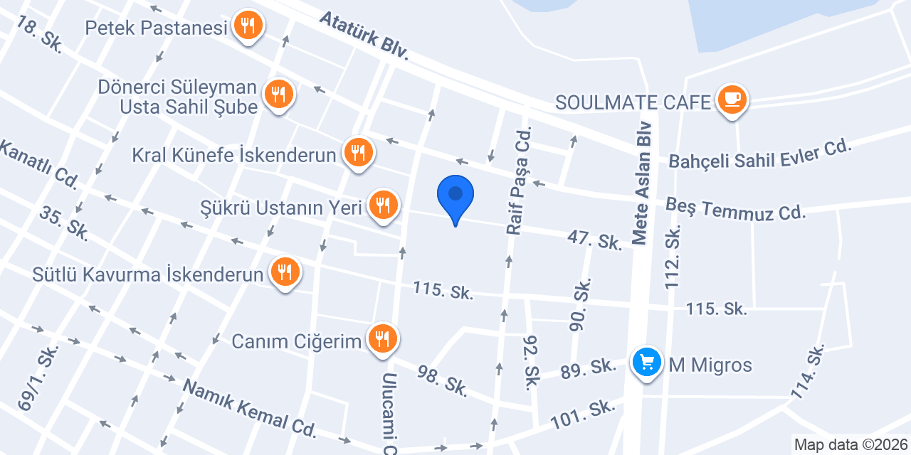 Diş Hekimi Ali Kayış konumu