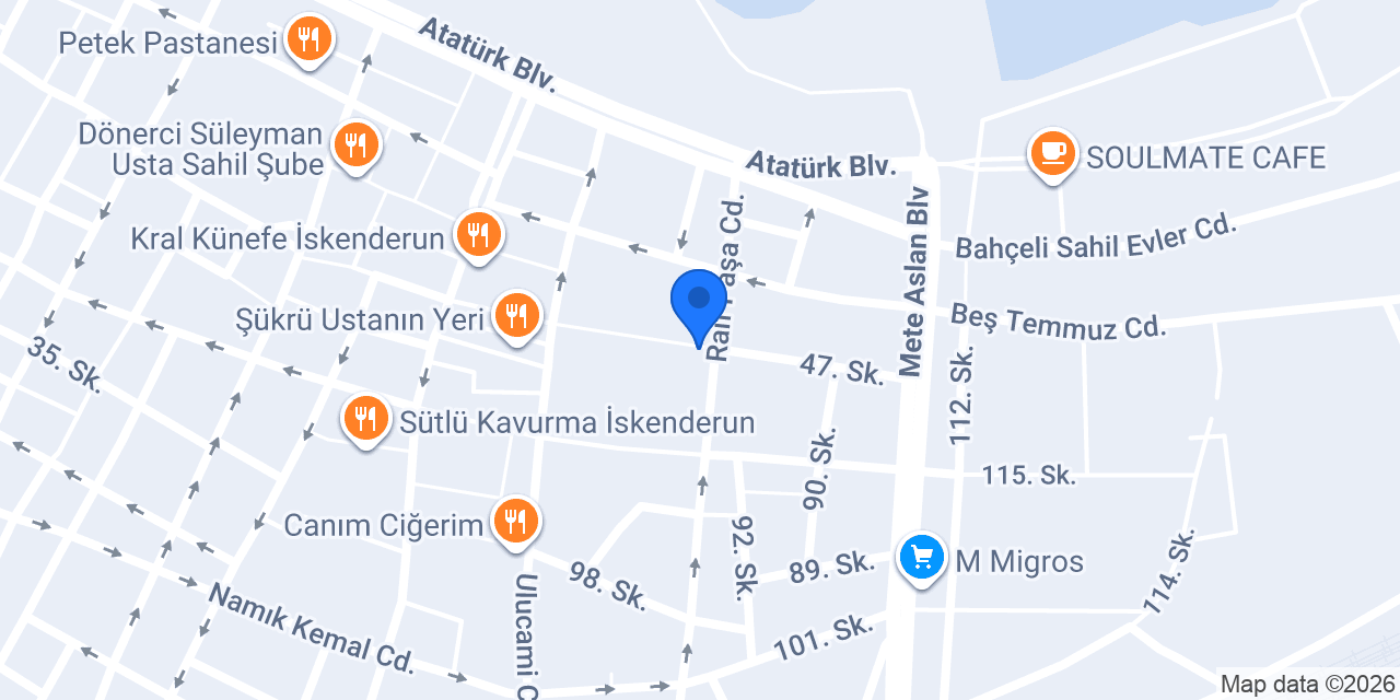 Erzurum Cağ Kebabı konumu