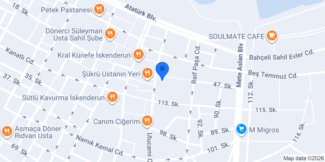 Aray Yapı Mimarlık konumu