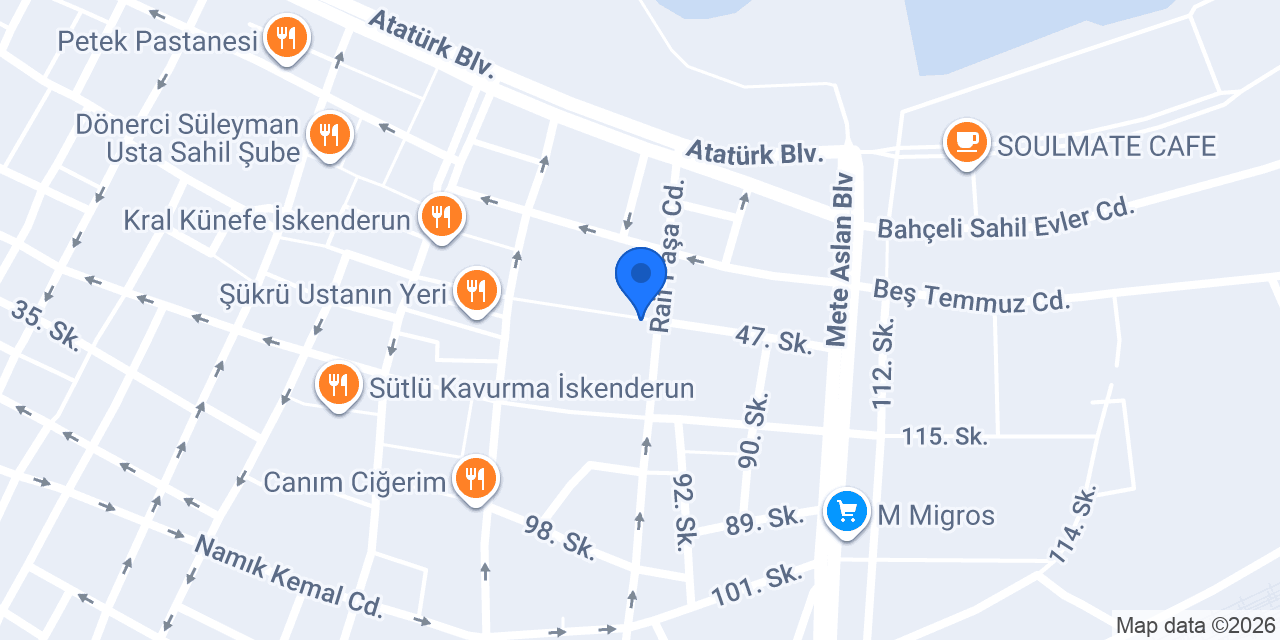 Kanat vitamin cafe konumu