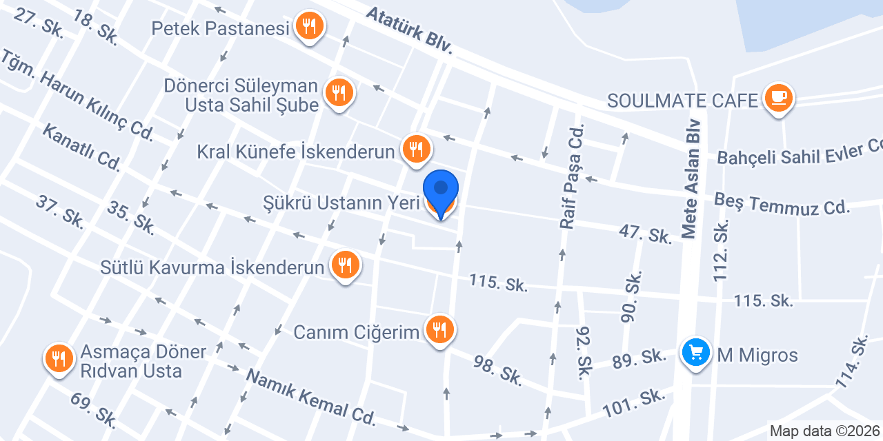 Şükrü Ustanın Yeri konumu