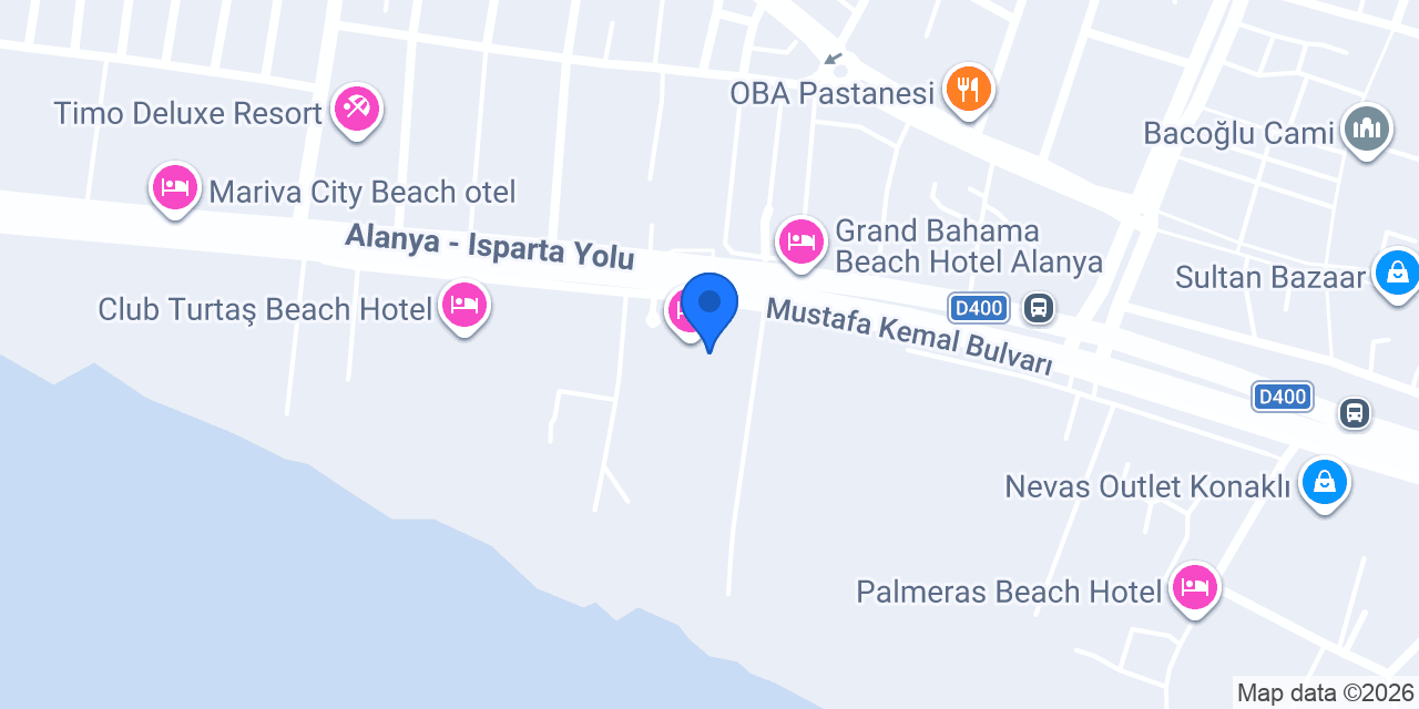 Solis Beach Club Hotel konumu