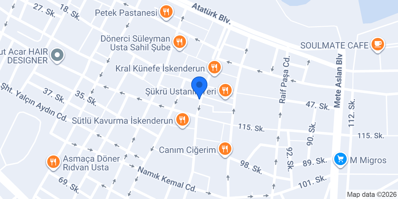 Garanti Temizlik konumu