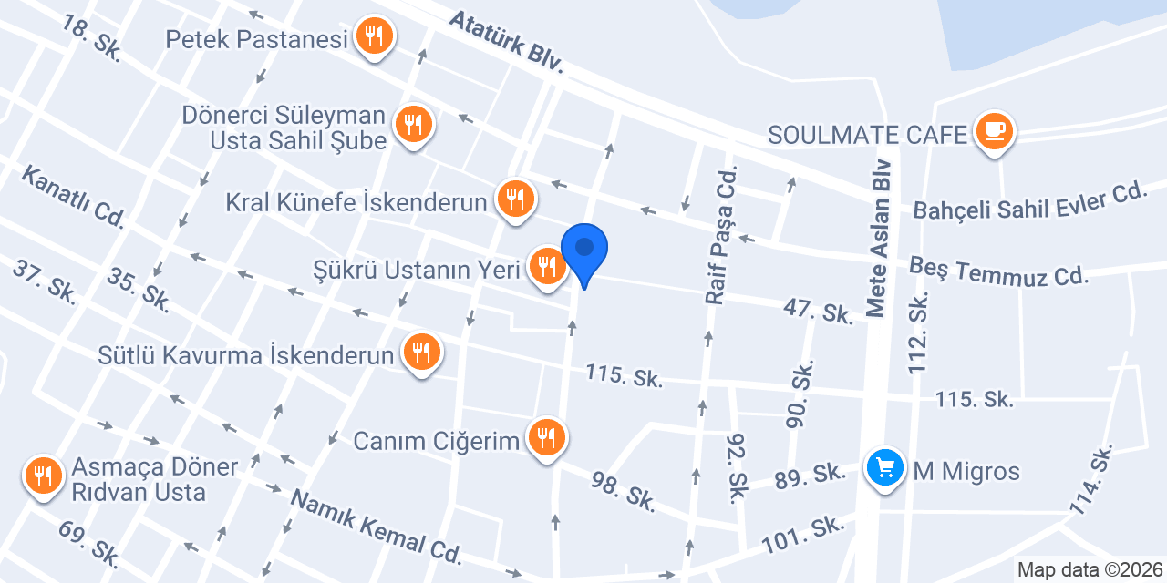Dönmezer Hukuk Bürosu konumu
