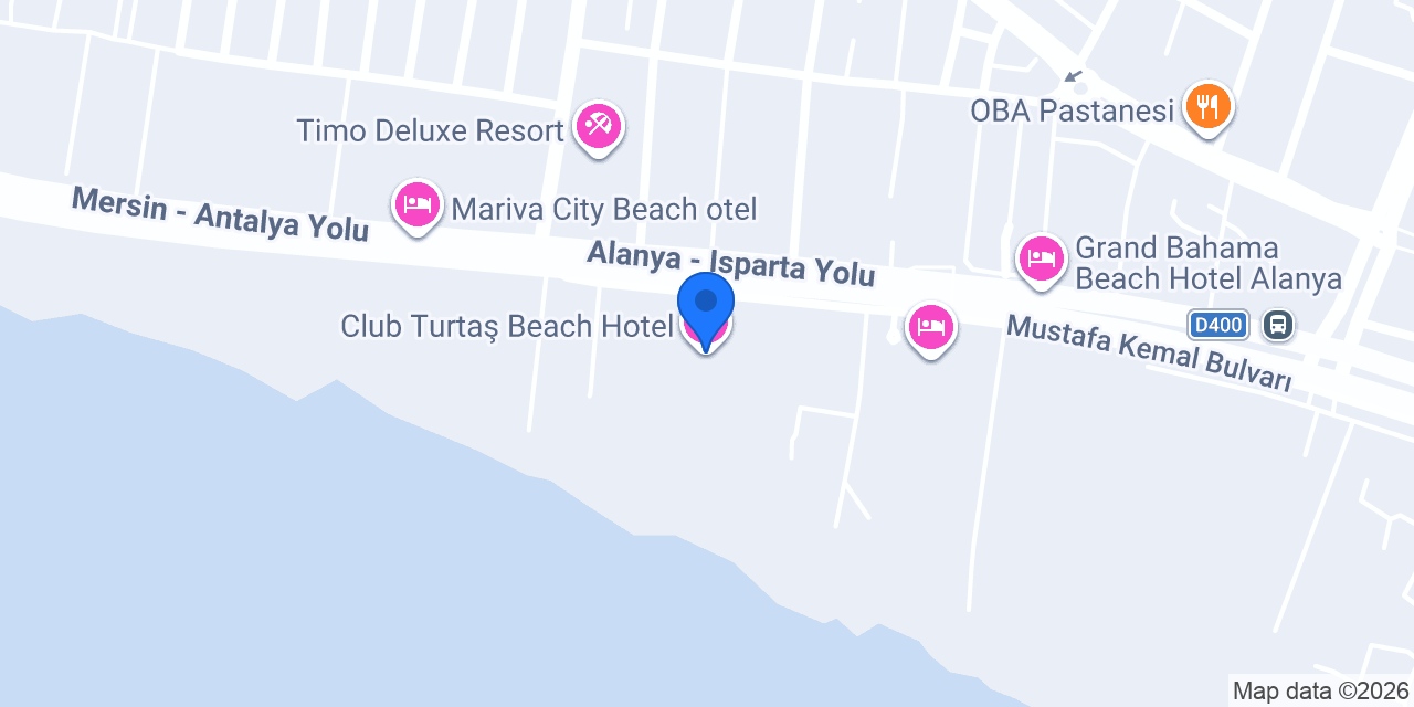 Club Turtaş Beach Hotel konumu