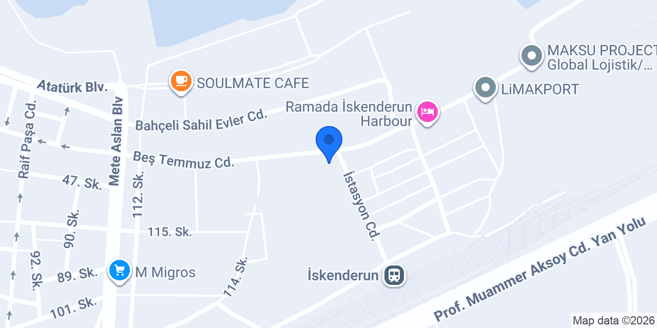 Petek Gıda konumu