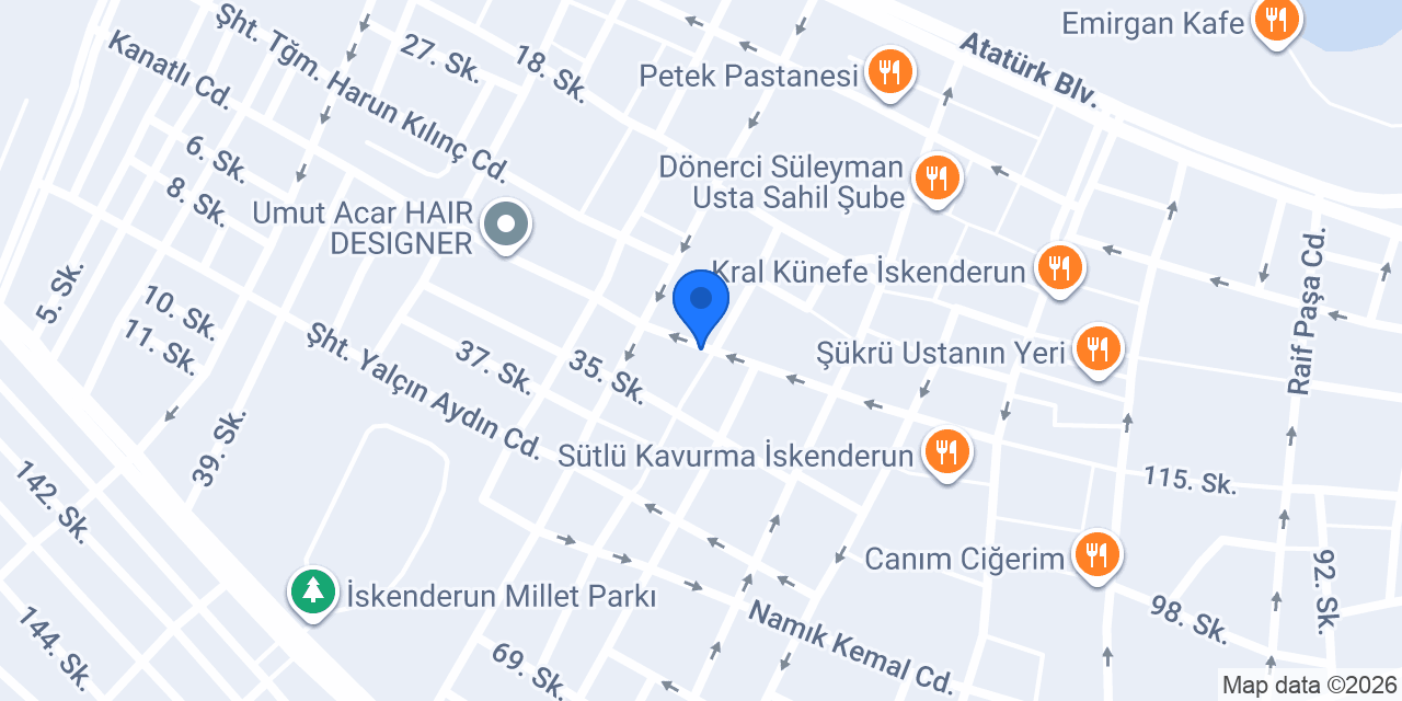 İskenderun Sigorta konumu