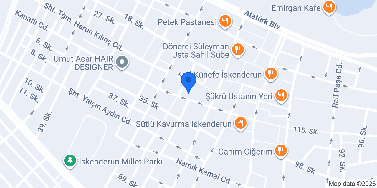 Koç Market konumu