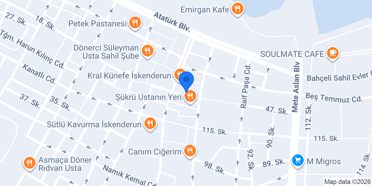 My Suit Otel ve Konaklama iskenderun konumu