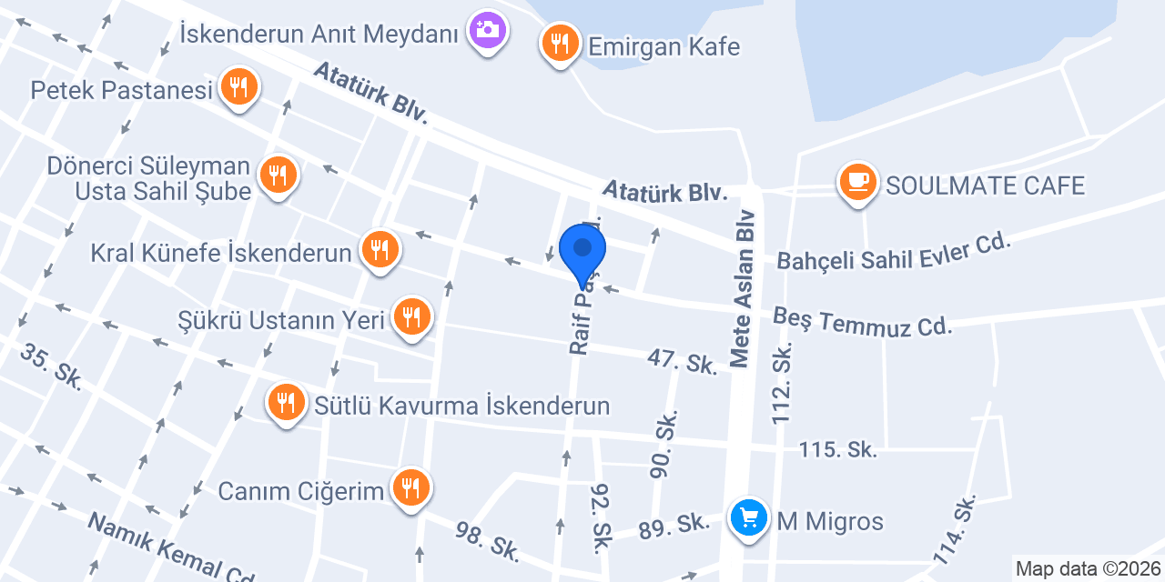 Avukat Ahmet Bilen konumu