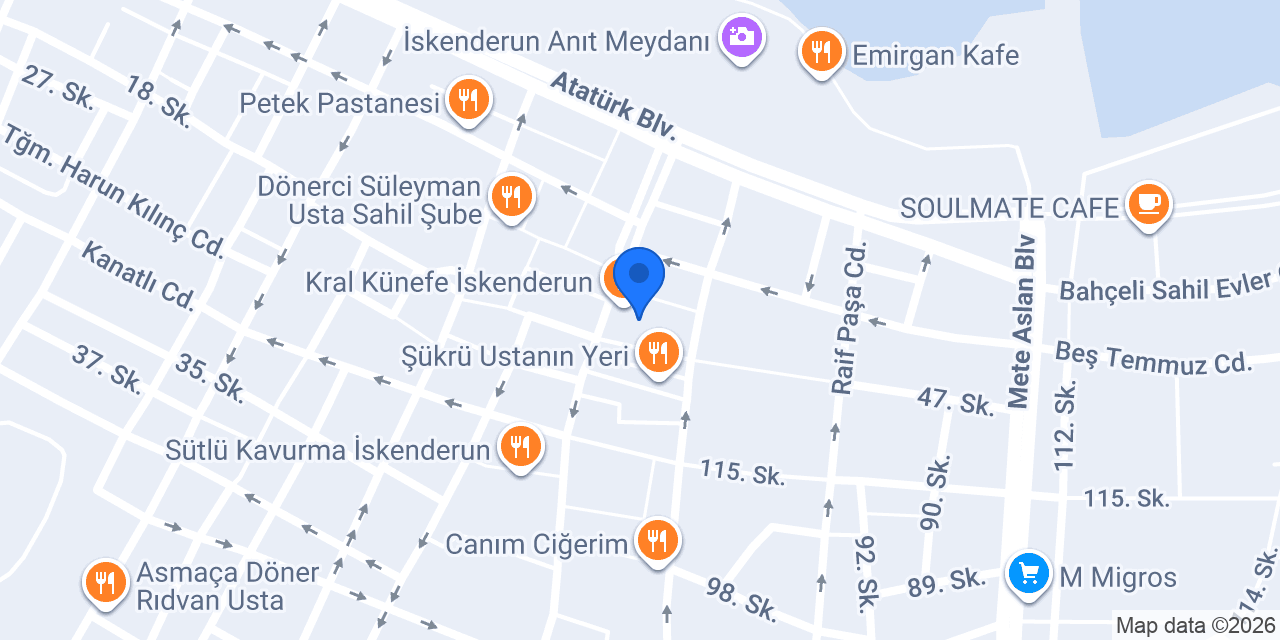 Körfez Cafe konumu