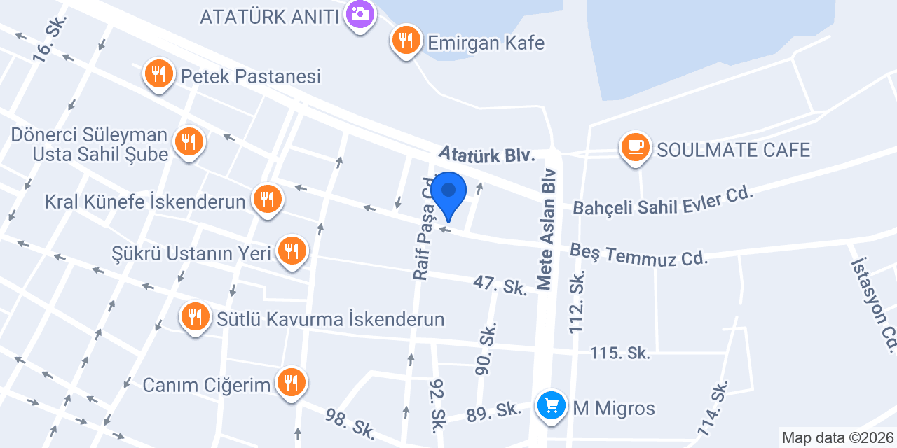 Onaylı Balık Evi konumu