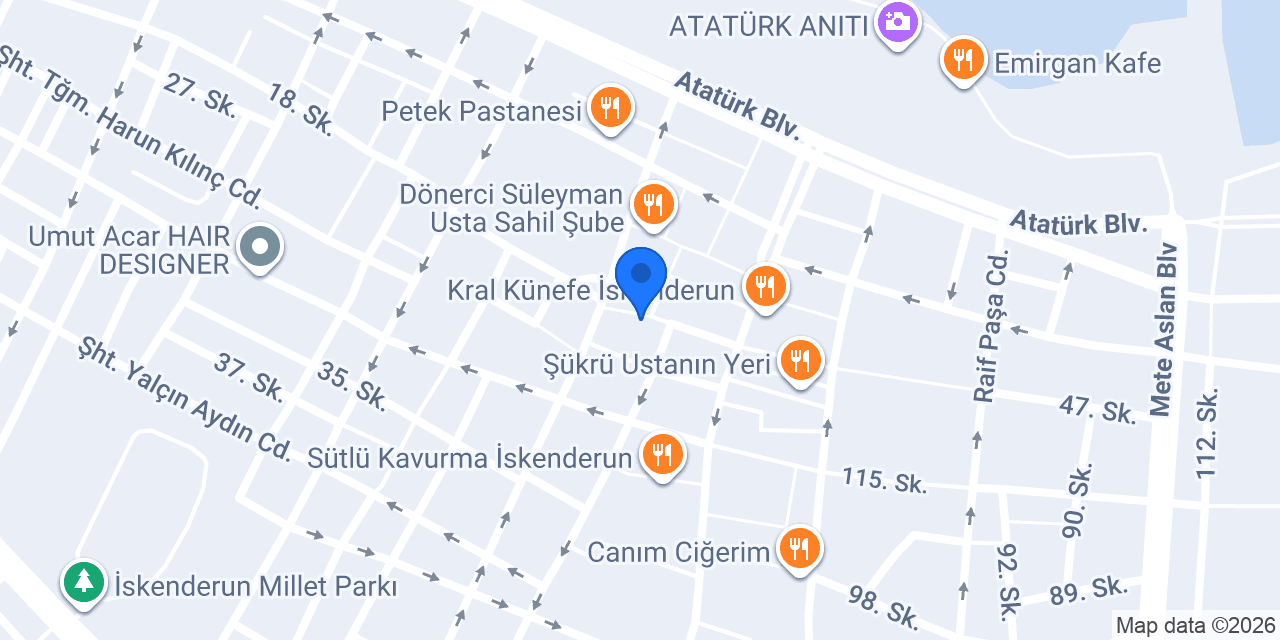 MOC İSKENDERUN konumu