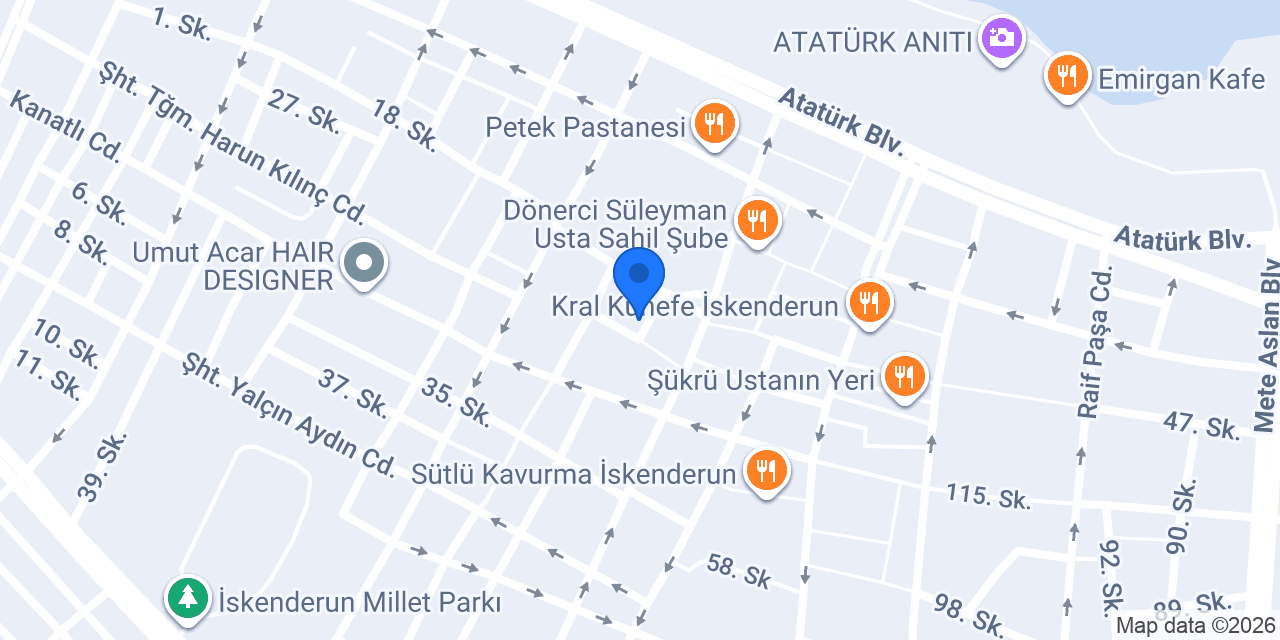 İskenderun Lotus Spa & Masaj konumu