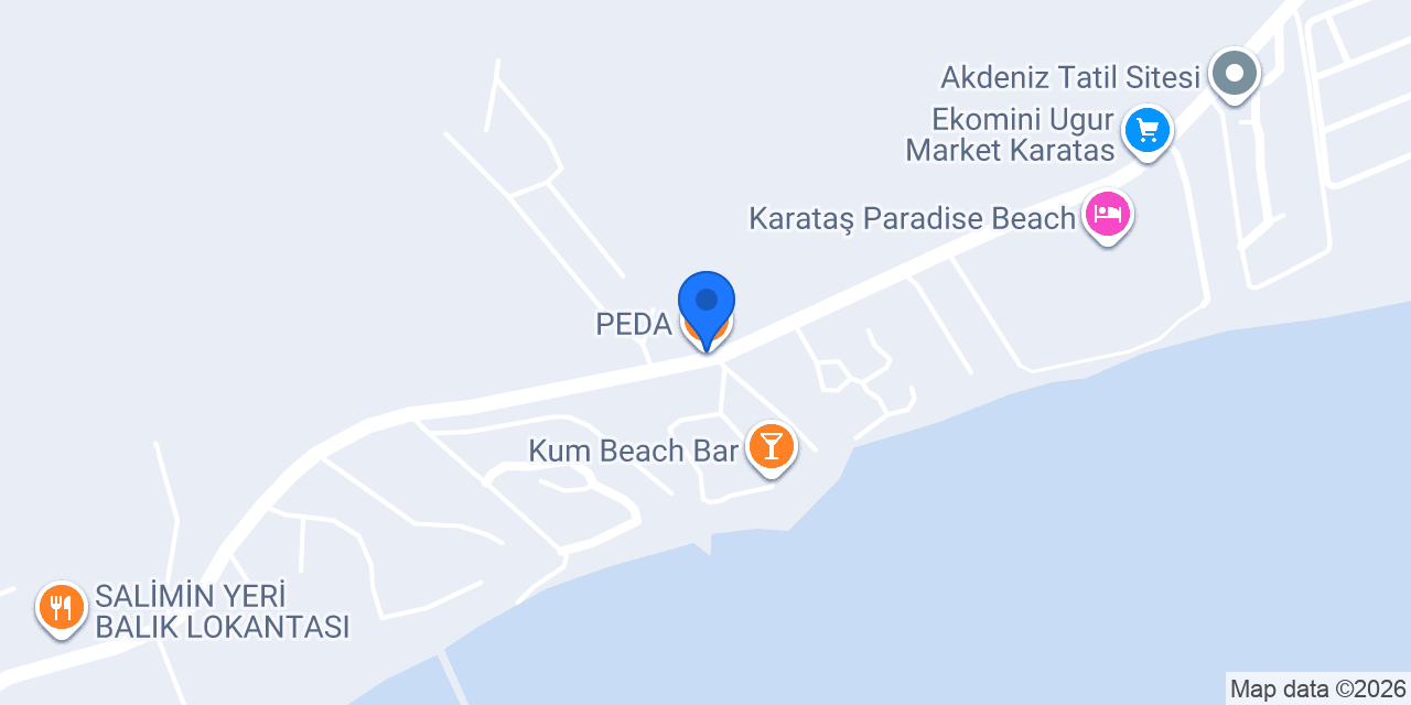 PEDA konumu