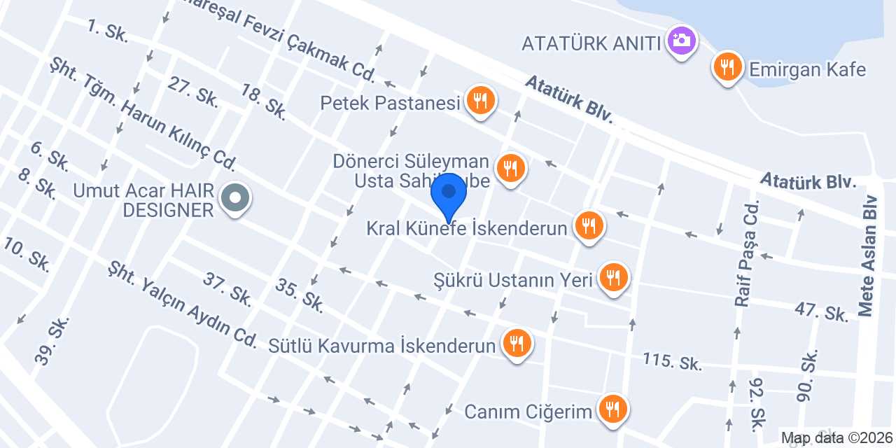 Ali Baba Pide ve Lahmacun Salonu konumu