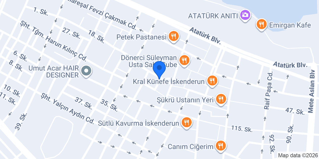 Küçük Kervan Kebap Salonu konumu