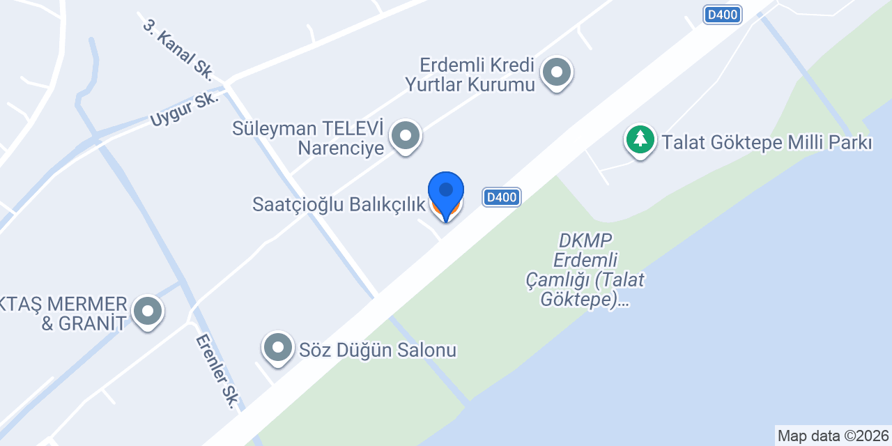 Saatçioğlu Balıkçılık konumu