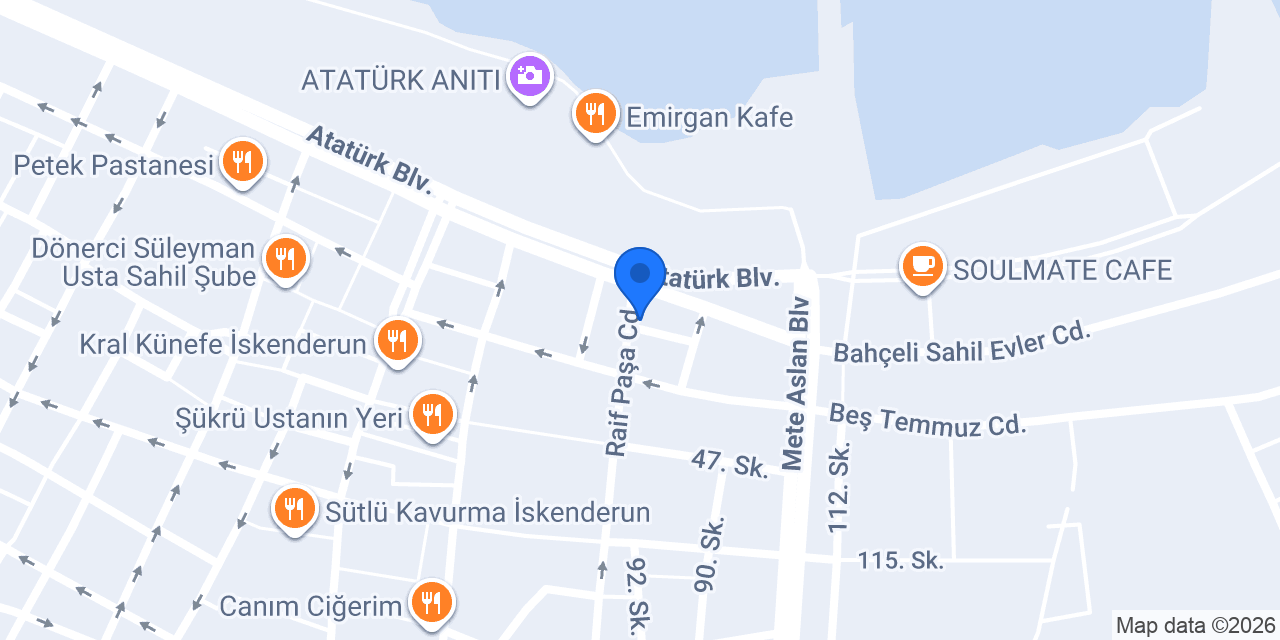 Halkbank İskenderun Ticari Şubesi konumu