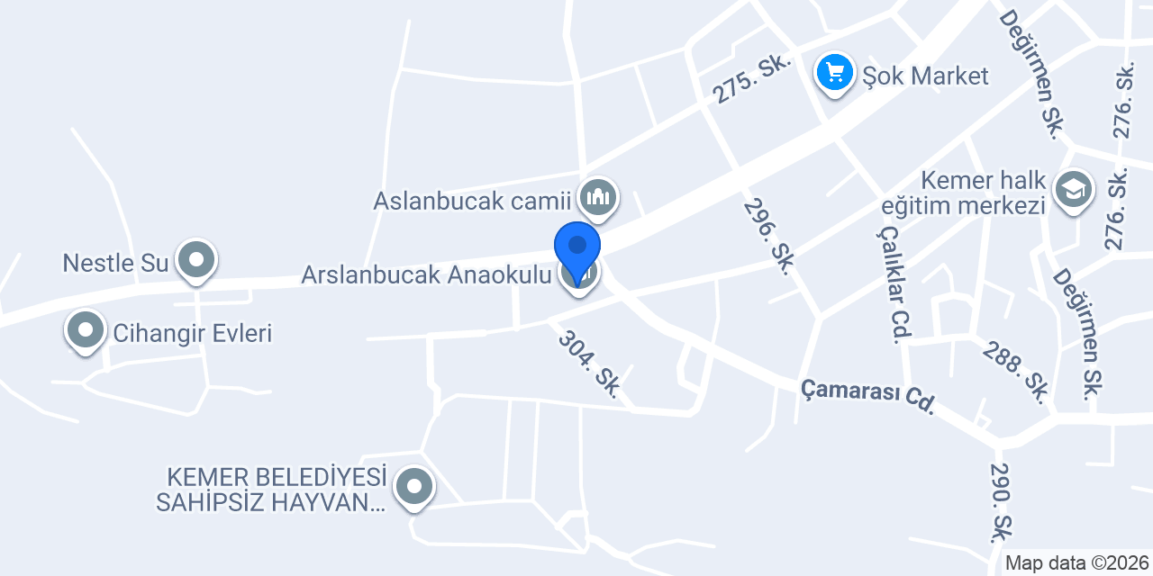 Arslanbucak Anaokulu konumu
