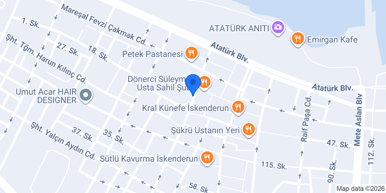 Provitamin İskenderun konumu
