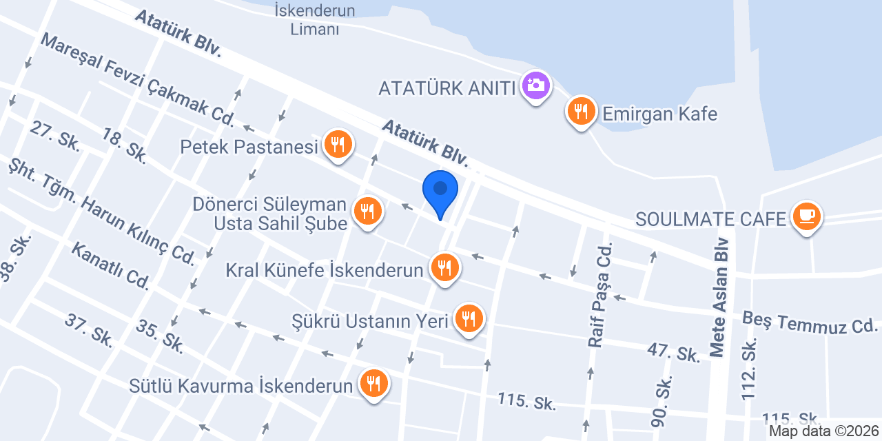 İskenderun Avukat konumu