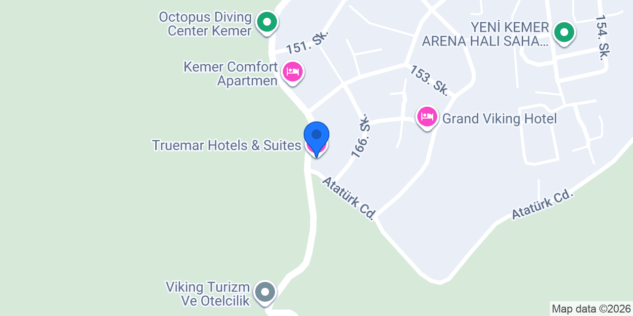 Truemar Hotels & Suites konumu