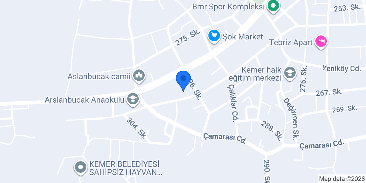 SİNÖZ TEKNİK konumu