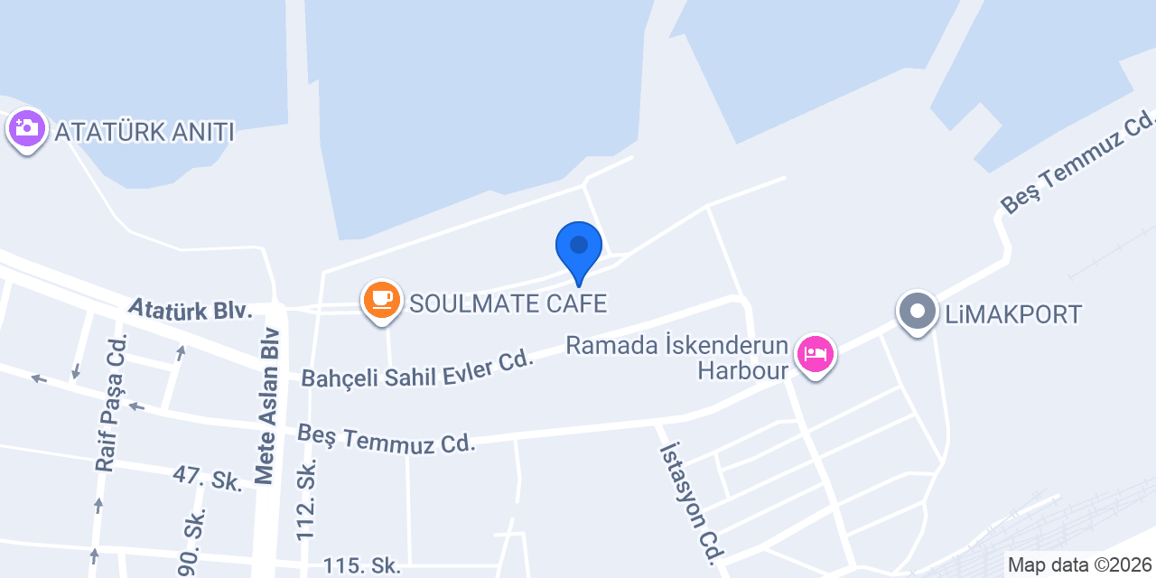 Özel Yeni Atalar Koleji konumu