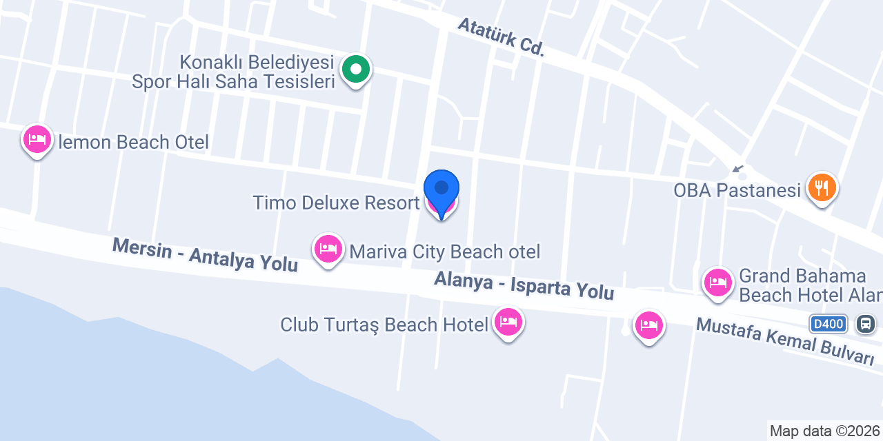 Timo Deluxe Resort konumu