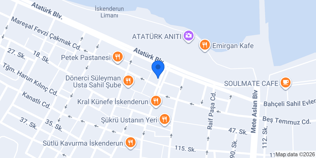 İskenderun Şehit Pamir Macrokiosk konumu