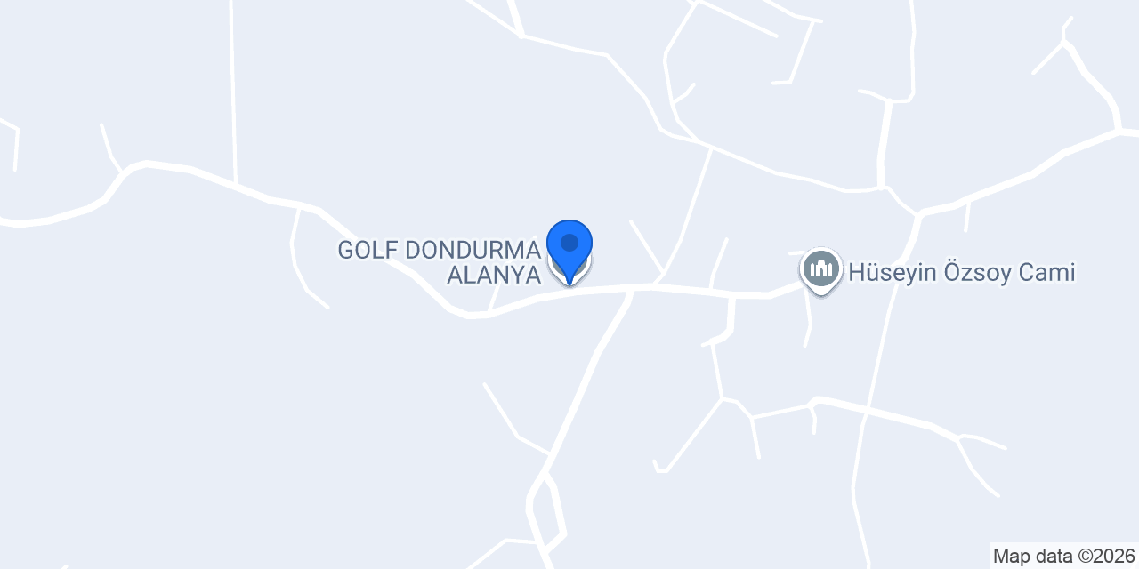 GOLF DONDURMA ALANYA konumu