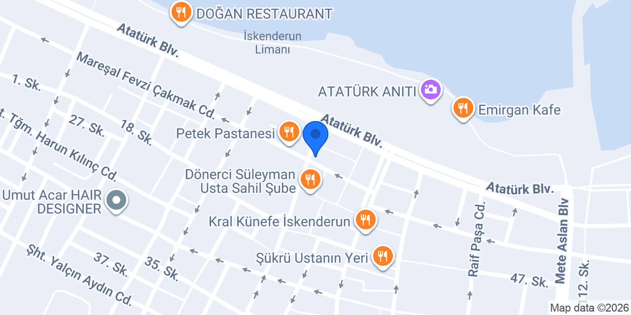 İskenderun Pusula Emlak konumu