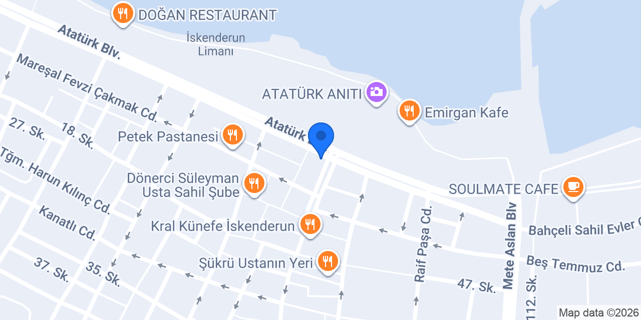 Terrace Bistro konumu