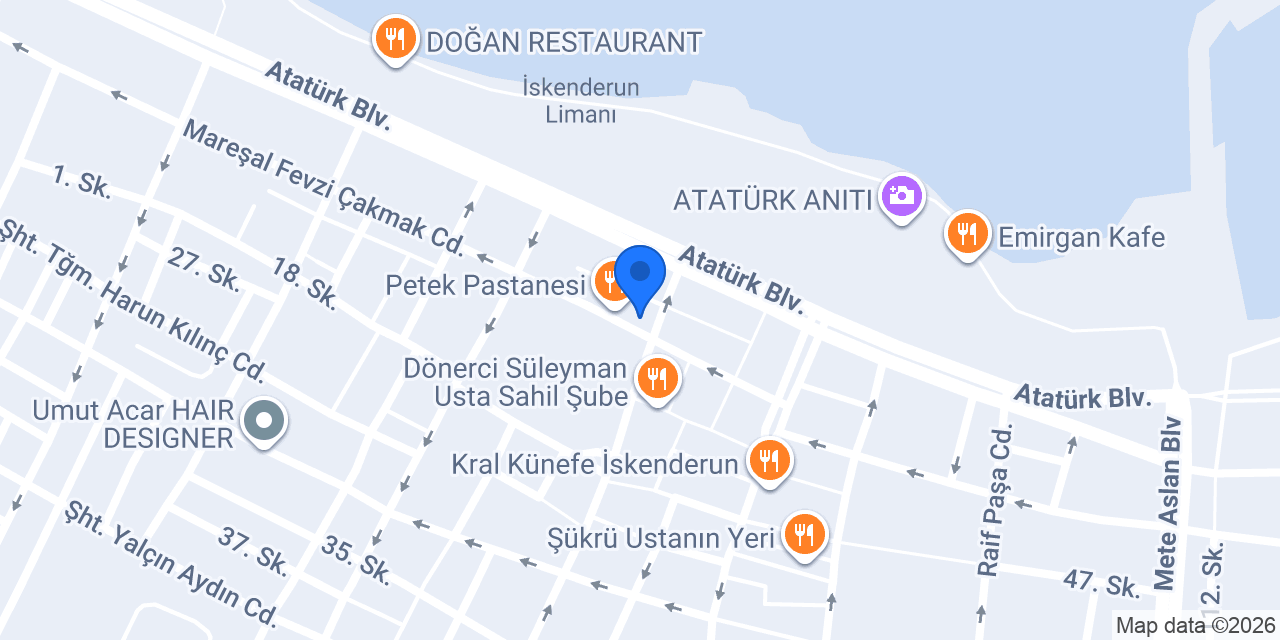 Luna Chicken İskenderun konumu