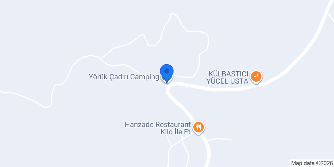 Yörük Çadırı Camping konumu