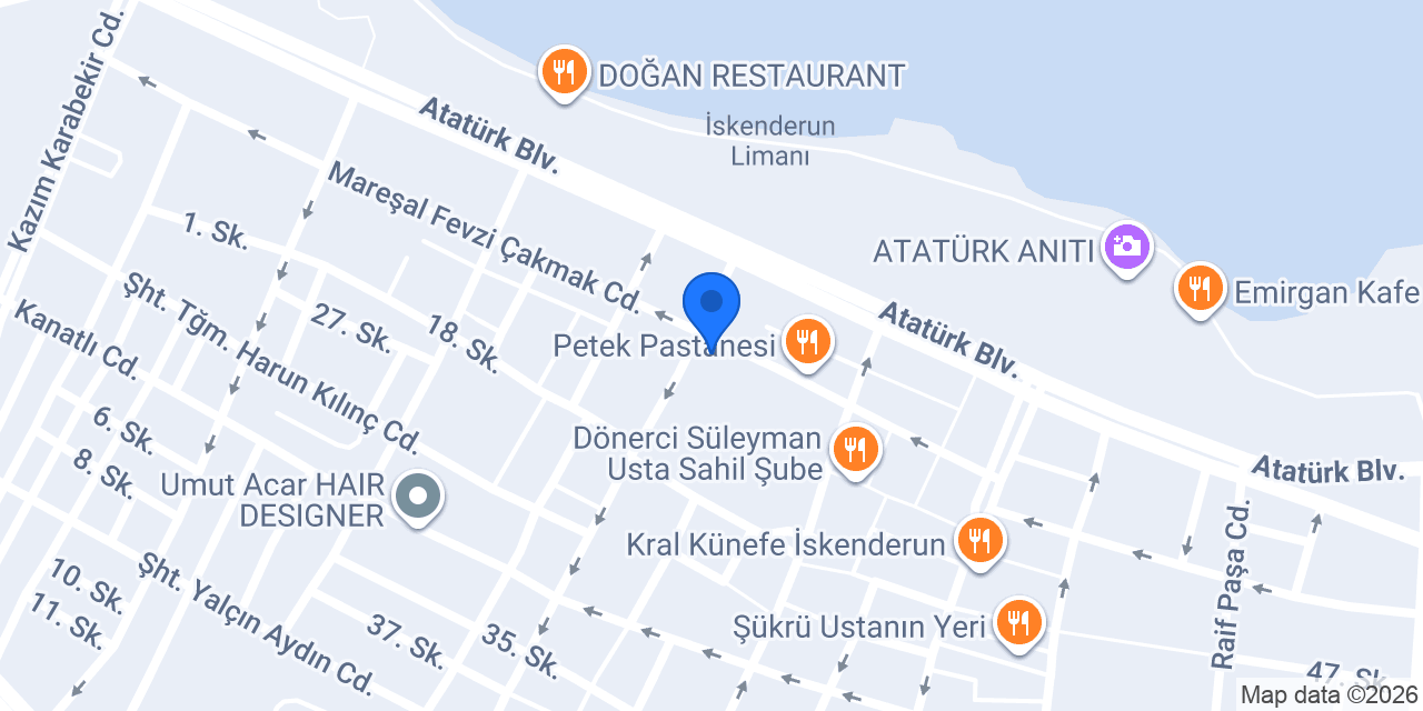 Efes Döner konumu