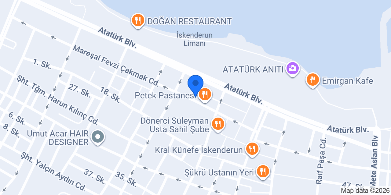 Dedem Döner konumu