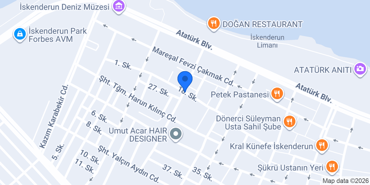 Yusuf Şafak Hair Studio konumu