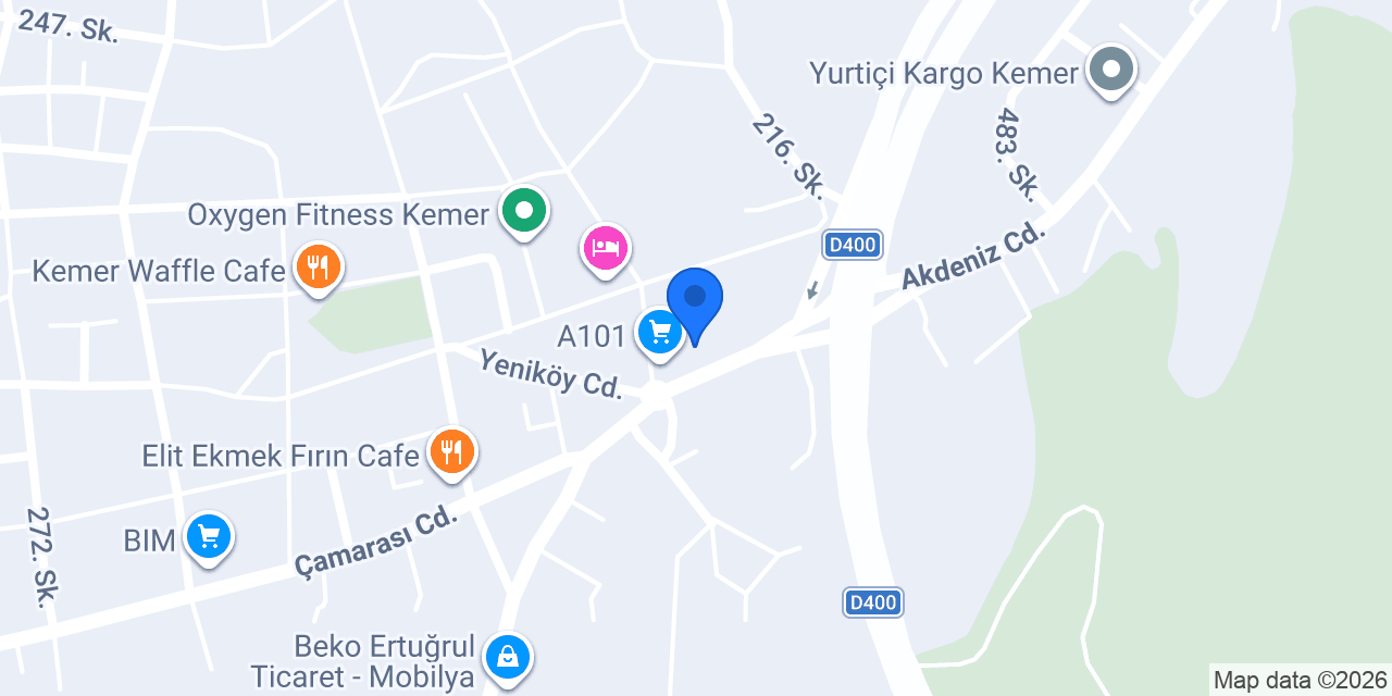 KEMER MOTOR konumu