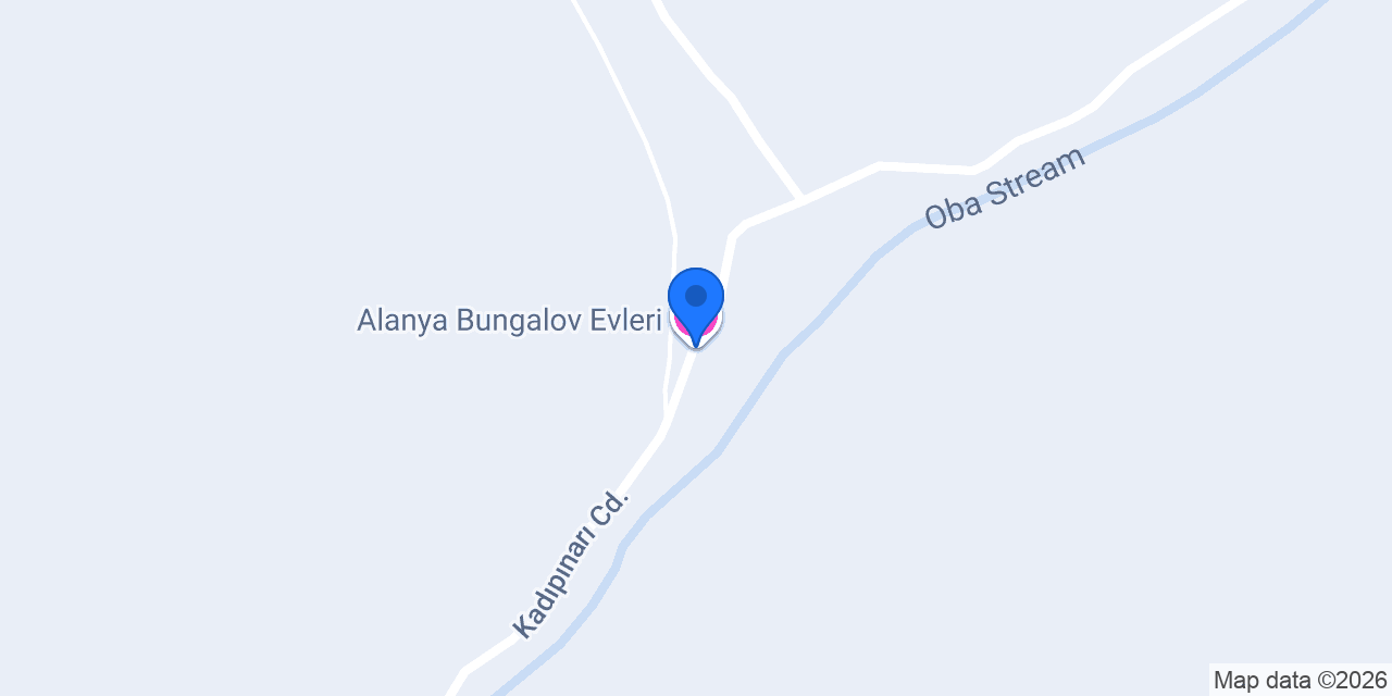 Alanya Bungalov Evleri konumu