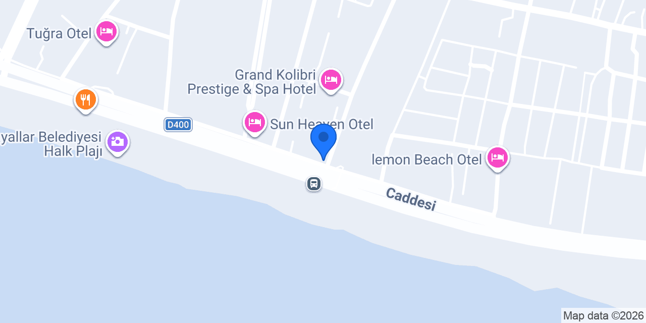 İnci Kıyı Et&Balık Restaurant konumu